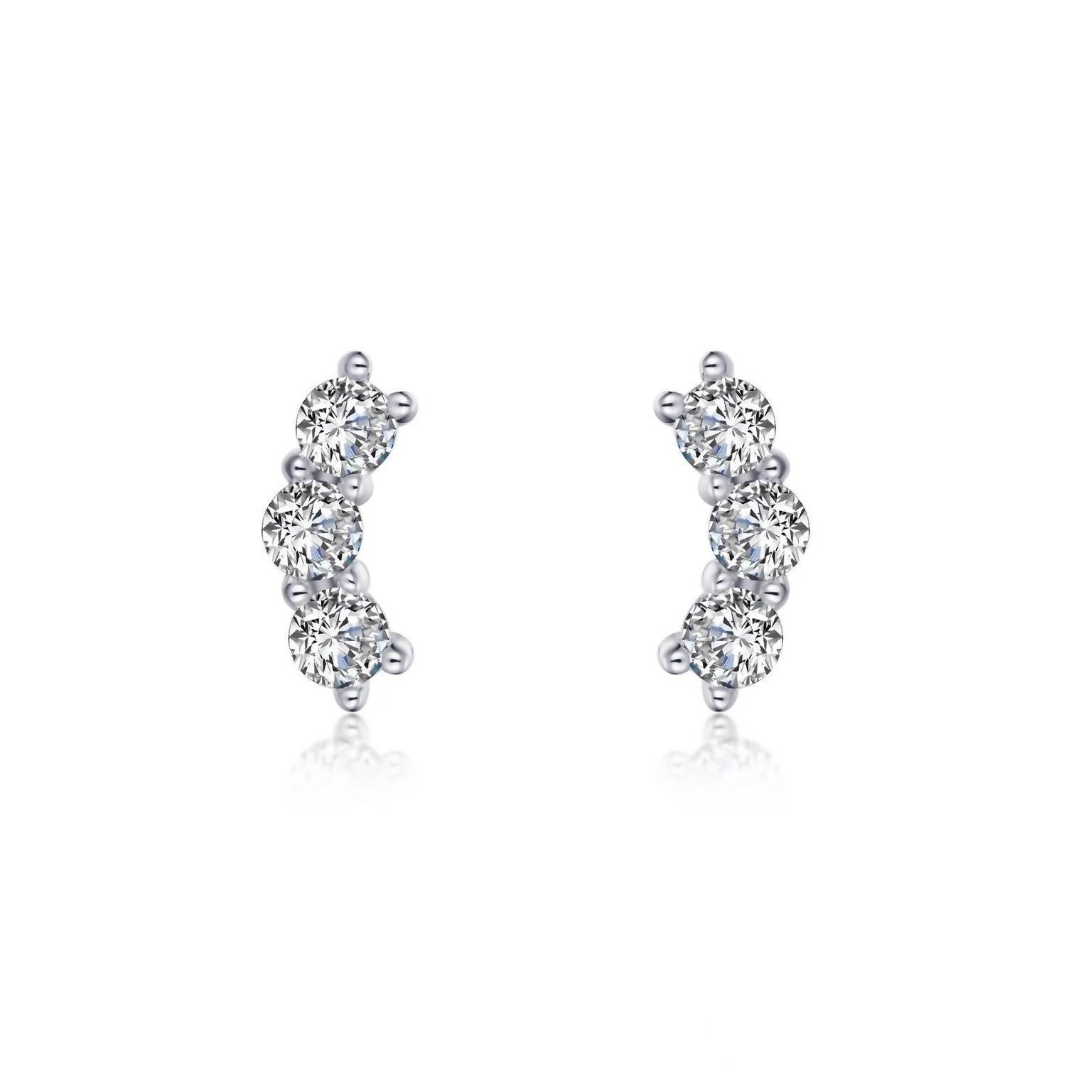 New Lafonn Women's Stone Stud Earrings In Silver